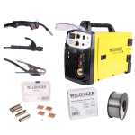 Aktion MIG/MAG-Schweißinverter WELDINGER ME 200 eco + MAG-Set 1 + Fülldraht 0,8 mm/1 kg