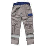 Schweißschutzkleidung Kombi Bundhose + Jacke Gr. 60_3XL Bizflame Ultra Graublau schwer entflammbar