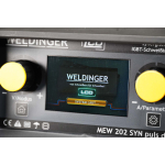 B-Ware WELDINGER MEW 202 SYN puls dig 200A synergisches MIG/MAG Puls-Schweißgerät Zweirollenantrieb