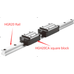 Linearführung HGR20 mit und ohne Schlitten