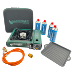 GARDINGER Gaskartuschenkocher CAMP Allgas Set mit...